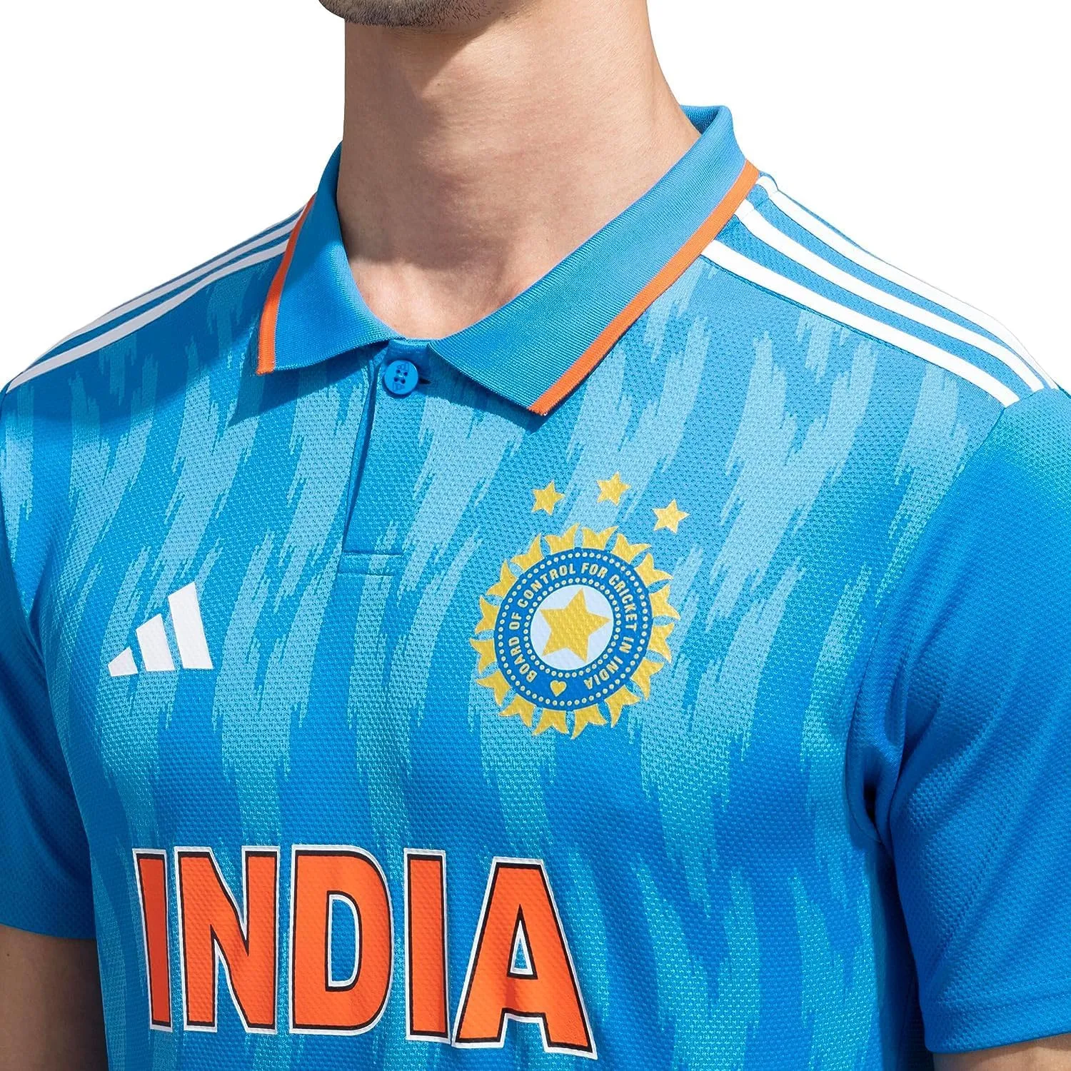 adidas Mens Official India Cricket ODI Fan Coat