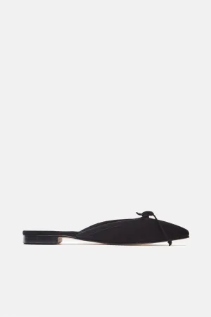 Balleri Mule - Black Suede