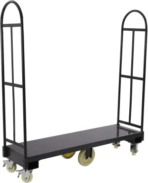 Bepritm Narrow Aisle Steel Platform Cart Dolly with 6 Wheels, Heavy Duty Industrial Uboat Platform Truck Hold Loads Up 2000lbs, for Transporting Heavy Items (64.6 * 15.7 * 51.2)