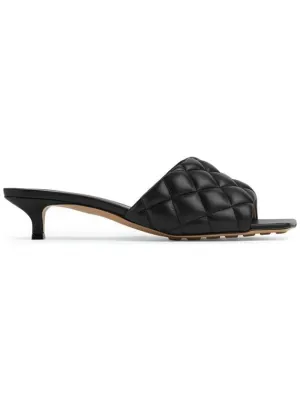 Bottega Veneta Padded Leather Mule Black