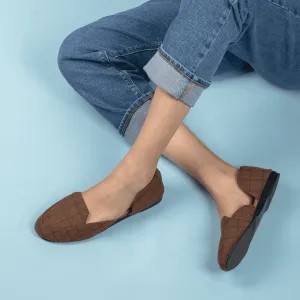 Brown Checked Loer