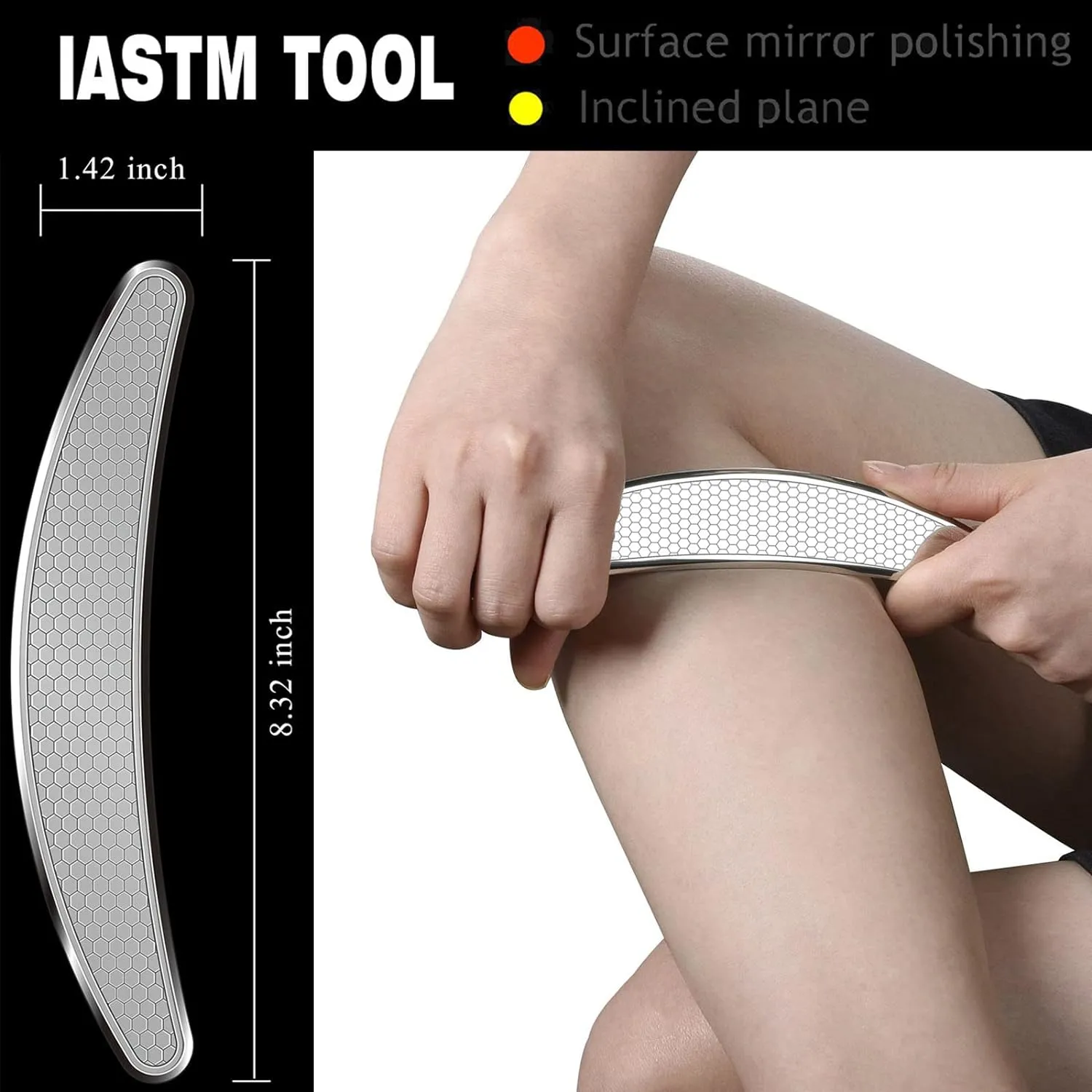 BYYDDIY 3 in 1 Gua Sha Muscle Scraper Tool Set,Scraping Massage Tools Kit & IASTM Tool for Physical Therapy,Muscle Scraper Kit for Massage Scraper Tool, for Relieve Muscle Pain and Tension(C1B1D)