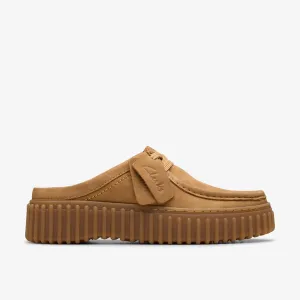 Clarks Women's Torhill Mule Light Tan Nubuck 26181196