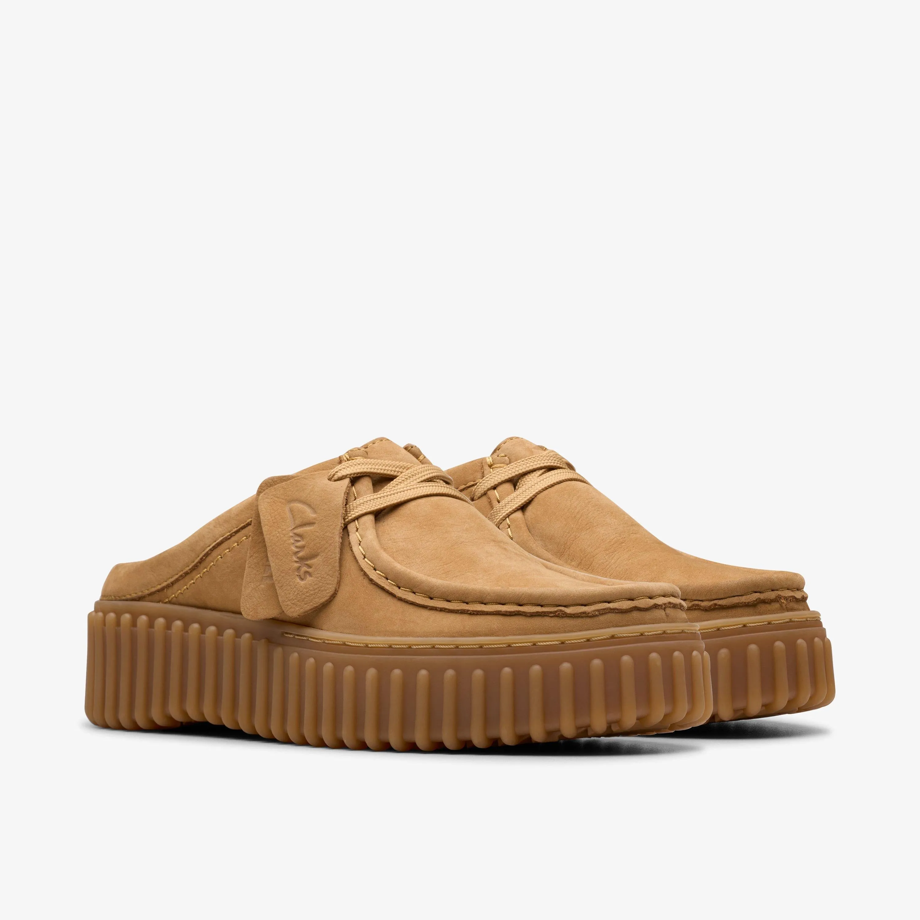 Clarks Women's Torhill Mule Light Tan Nubuck 26181196