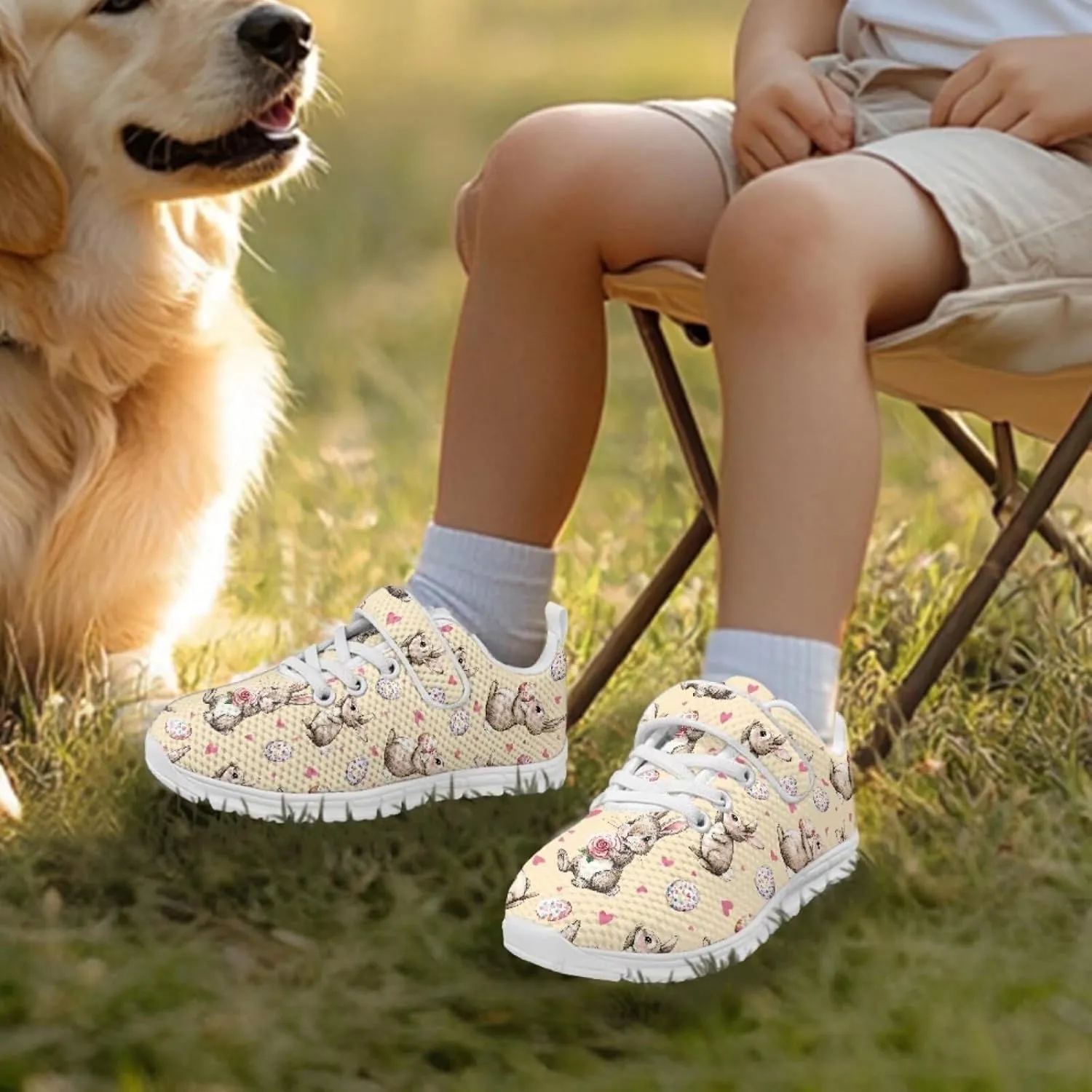 Coloranimal Kids Sneakers Slip On Sneaker Comfort Casual Running Tennis School Low Top Sneaker Athletic Walking Shoes for Boy Girls