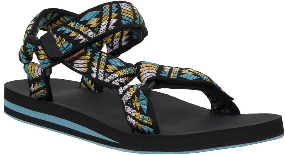 CUSHIONAIRE Women's Summer Sport Mat Sandal With  Comfort