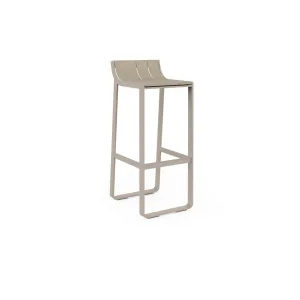 Gandia Blasco Flat High Stool with Backrest