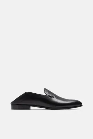 Garconne Step-Down Slipper - Manera Nero