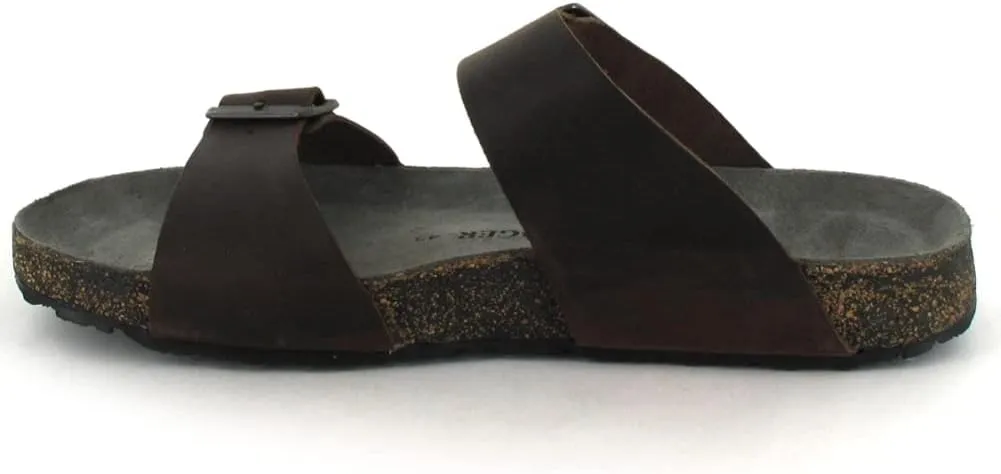 HAFLINGER Unisex Andrea Sandal, Nut Brown, 15 US Women