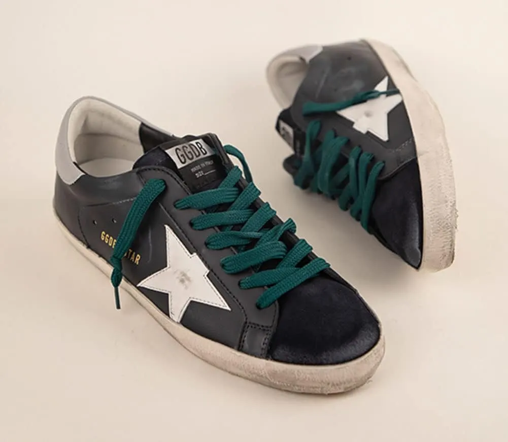 Hiking Sneakers Women Classic Lace-up Trainers Leather Flat Low Outdoor Sport Shoes