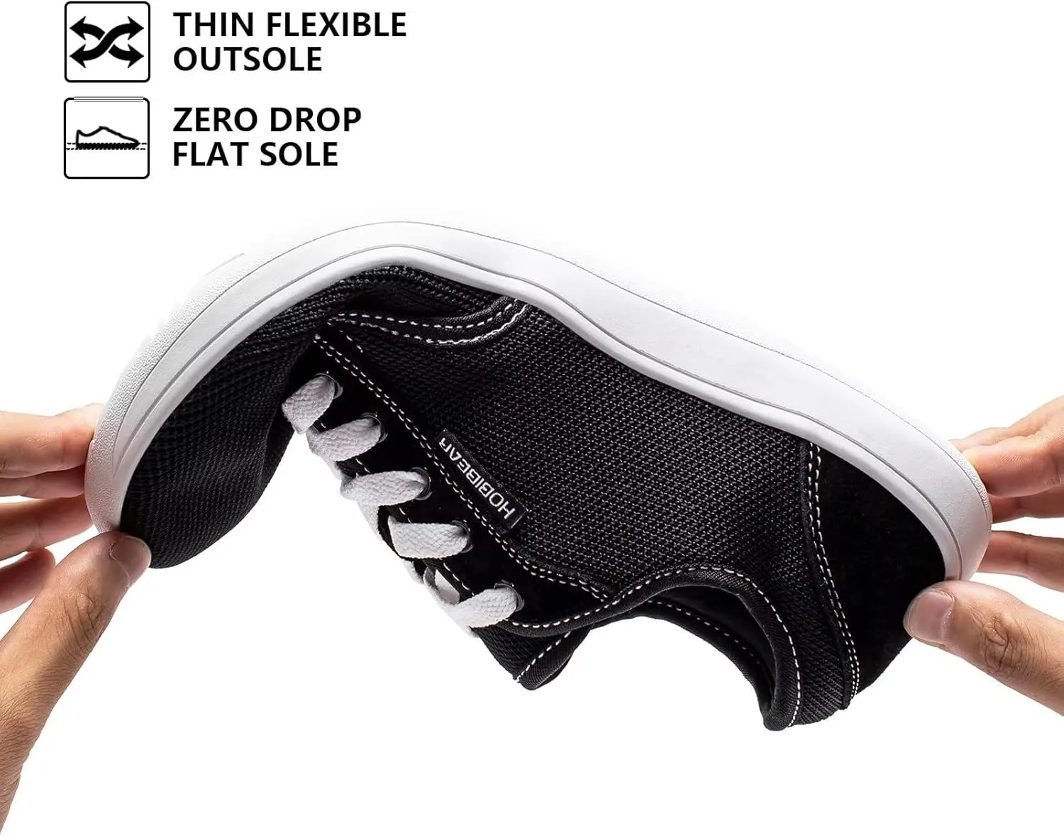 HOBIBEAR Barefoot Minimalist Shoes Womens Mens | Zero Drop | Wide Width Fashion Sneaker
