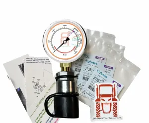 KUBOTA JailBreakYourTractor Pressure Boost kit W/Gauge Hydraulic Shims BX  25%! Flat FACE *2017 & UP