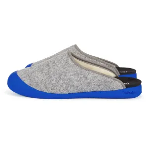 mahabis mule in larvik light grey x santorini blue