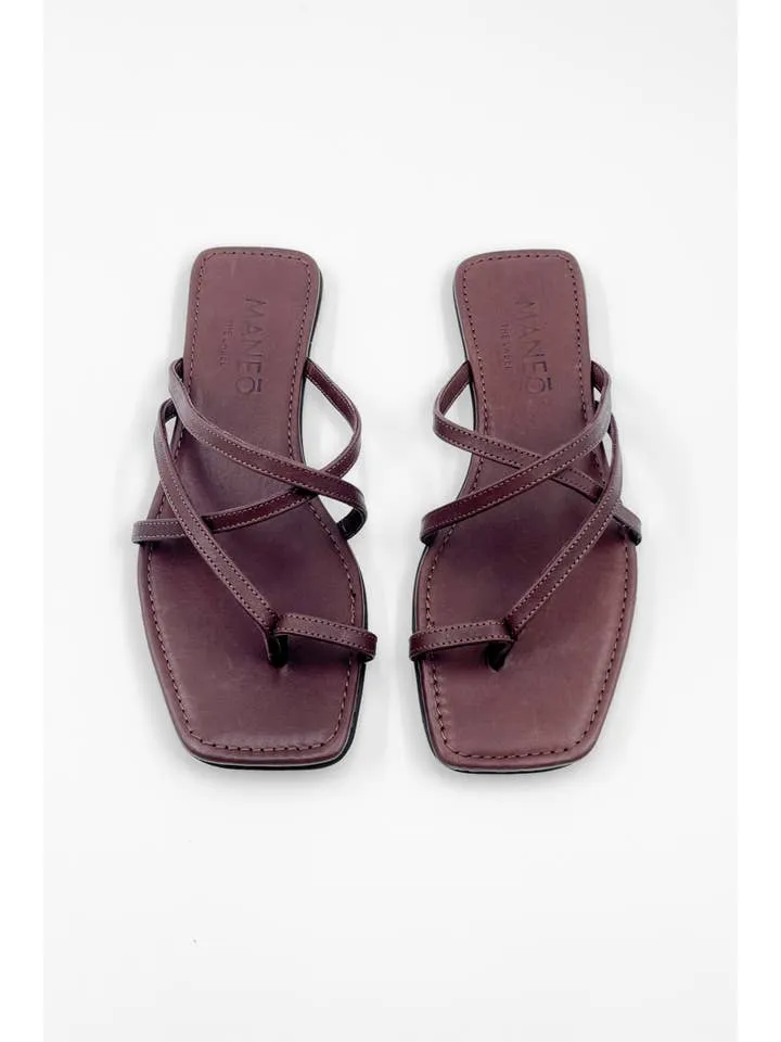 Maneo Leandra Slide Leather Sandal