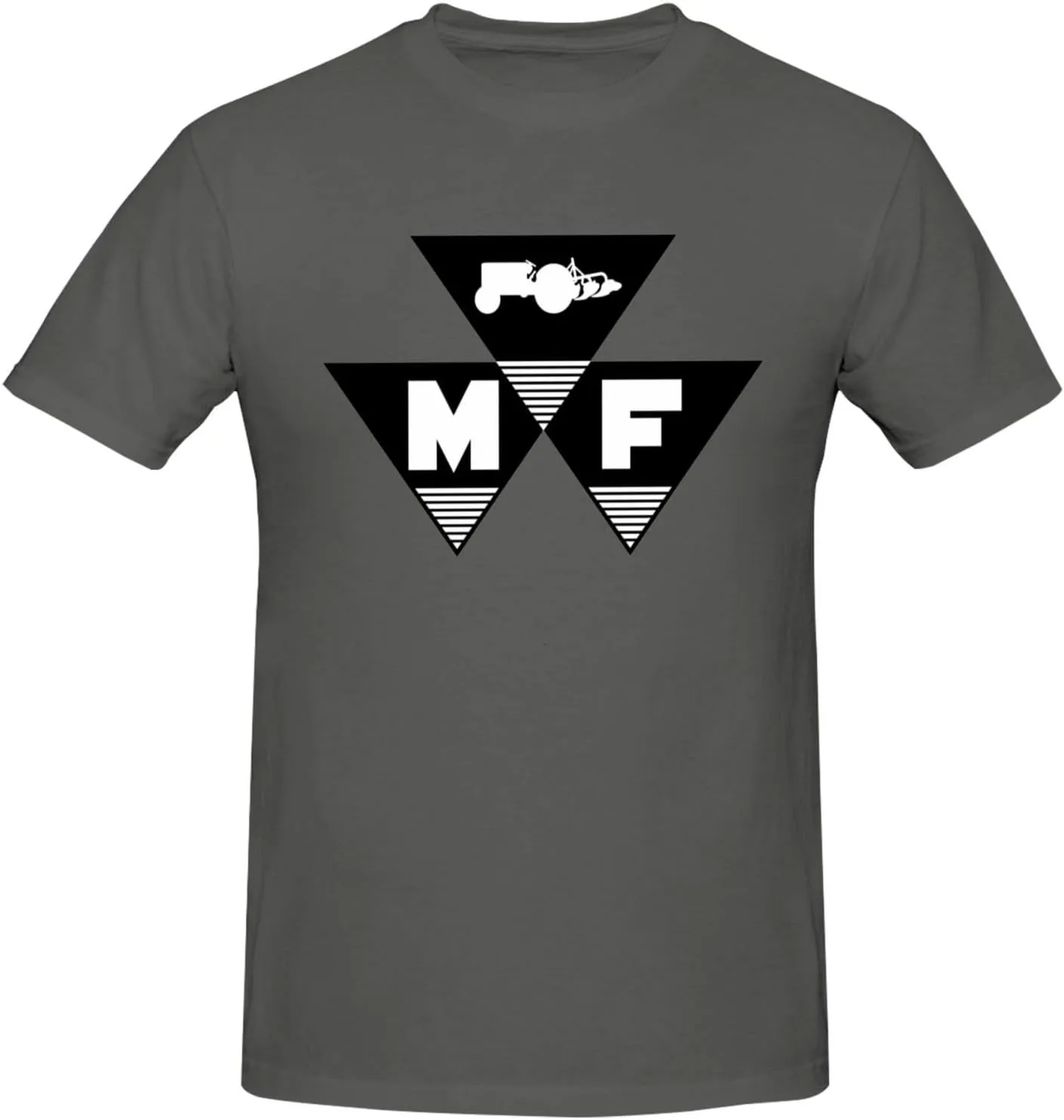 Massey Ferguson Men's 170g Combed Cotton Short Sleeve T-Shirt Black