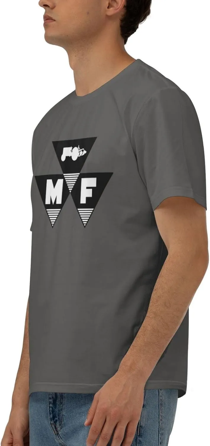 Massey Ferguson Men's 170g Combed Cotton Short Sleeve T-Shirt Black