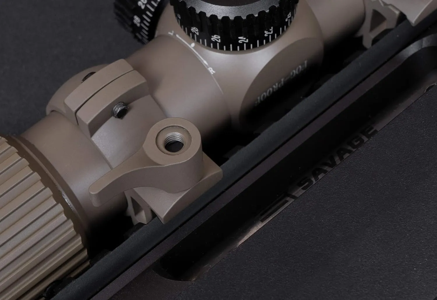 Monstrum Q Series Picatinny/Weaver Scope Rings with Quick Detach Lever