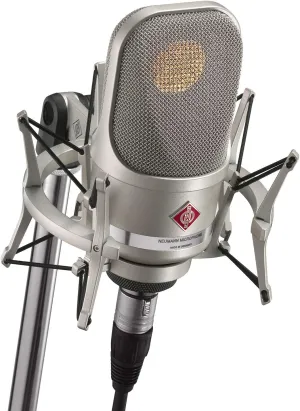 Neumann TLM 107 Studio Set Multi-Pattern Condenser Microphone with Shockmount Nickel