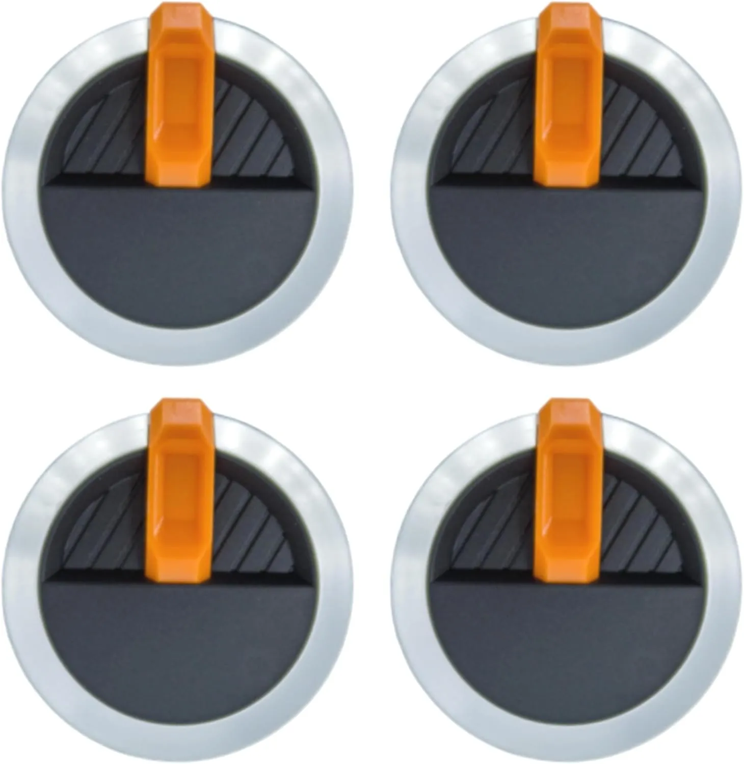 Orange Knob for Walmart Blackstone Griddle,Control Knob for Most Expert Grill Propane Gas Grill,4-Pack