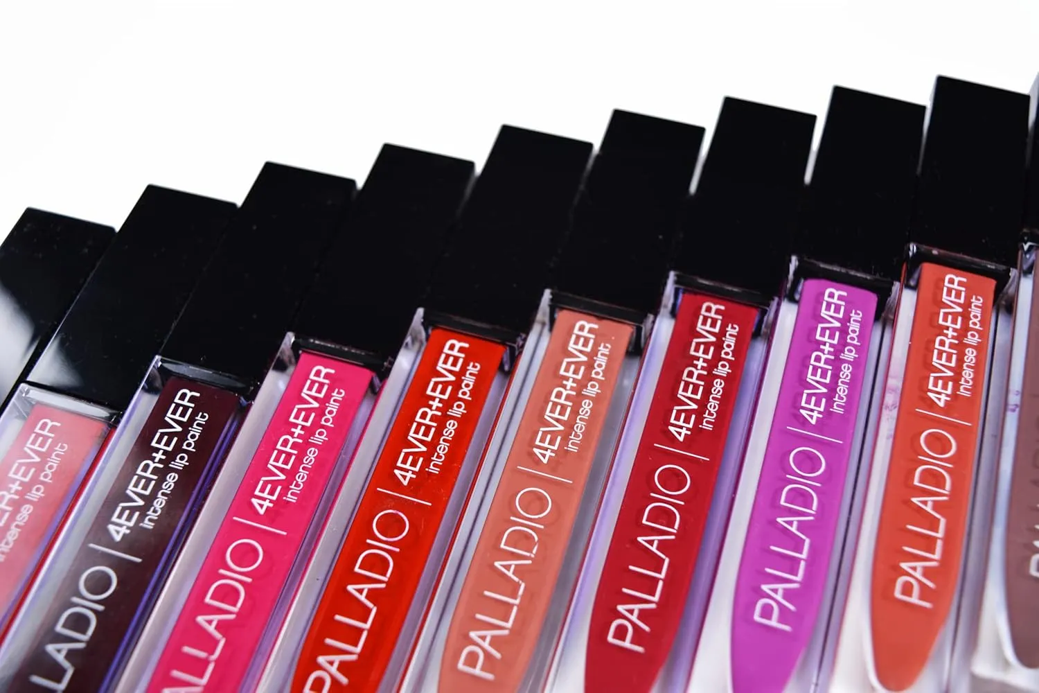 Palladio 4 Ever   Ever Intense Lip Paint, Liquid Lipstick, High Pigmented Lip Gloss, High Shine Vinyl Finish, Rich Color Coverage, Moisturizes Lips, Doe Foot Wand Applicator, BFFL