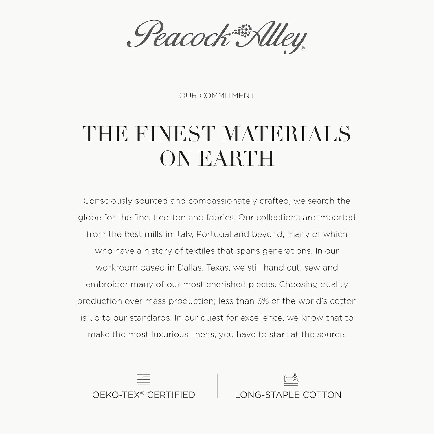 Peacock Alley Emily Sheet Sets - 100% Egyptian Cotton, 500 Thread Count Sateen Sheets for All Seasons - Dream at Home Collection - Queen, White