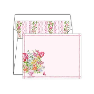 Pink Botanical Vase Social Set