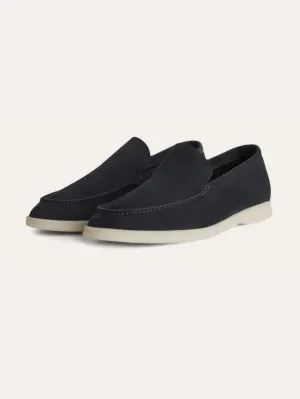 Refined Suede Loafers – Marine Blue