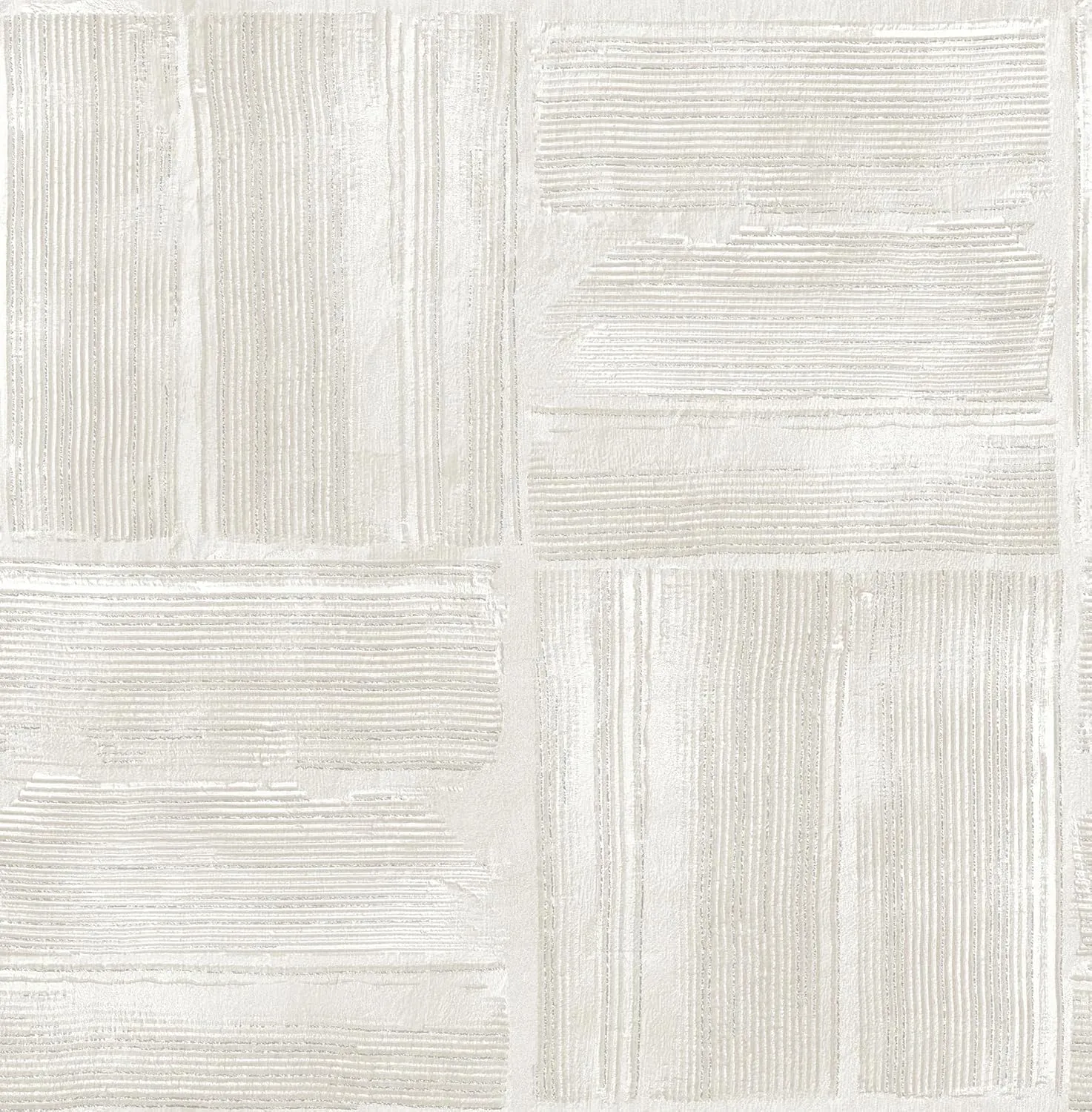 RoomMates Beige Dimensional Square Plaster Peel and Stick Wallpaper, RMK12680PLW