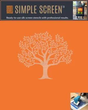 Simple Screens 2.0 - Bountiful Tree Simple Screen™ Ready to Use Stencil • Small