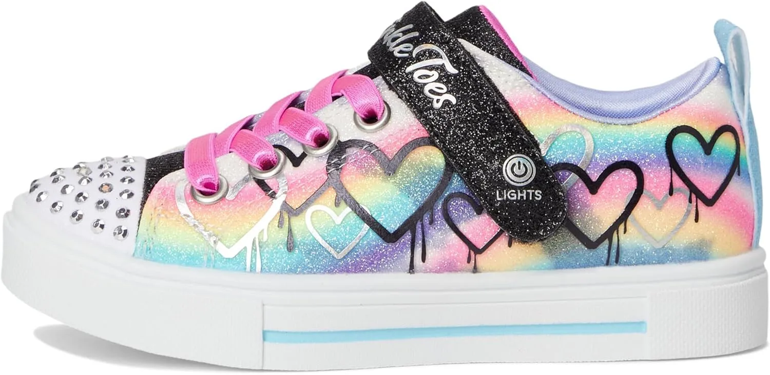 Skechers Girl's Twinkle Sparks-Ombre Love Sneaker