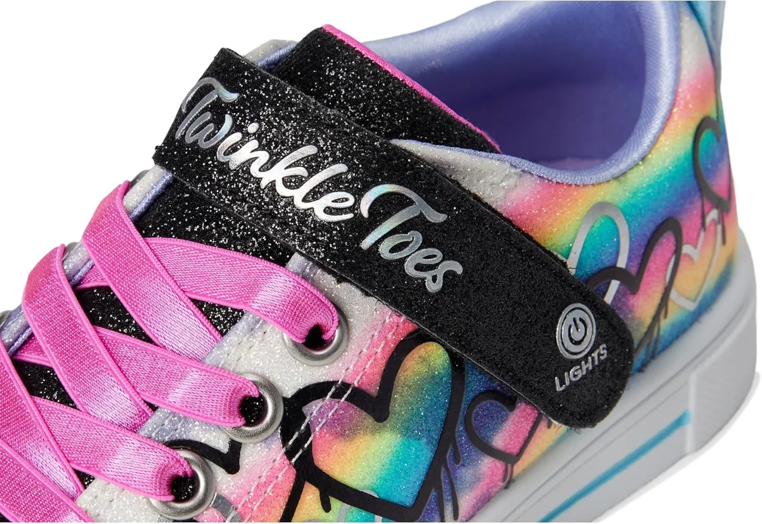 Skechers Girl's Twinkle Sparks-Ombre Love Sneaker