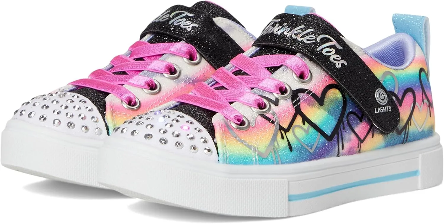 Skechers Girl's Twinkle Sparks-Ombre Love Sneaker