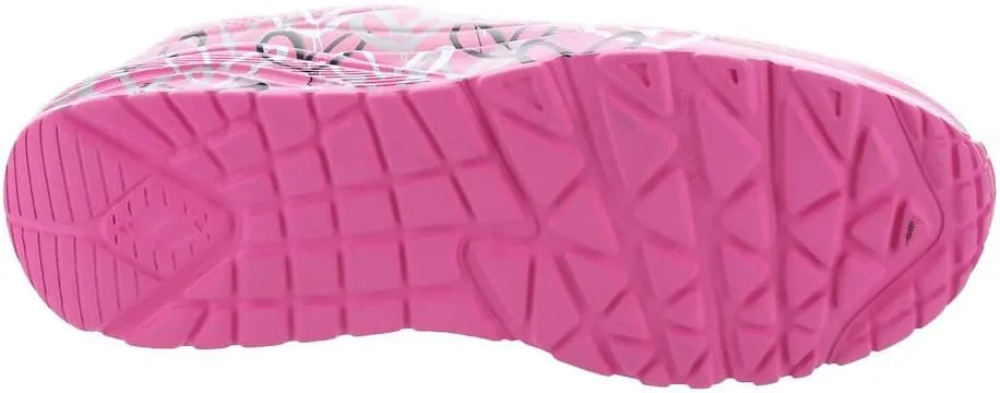 Skechers Girl's Uno Lite-Metallic Love Sneaker