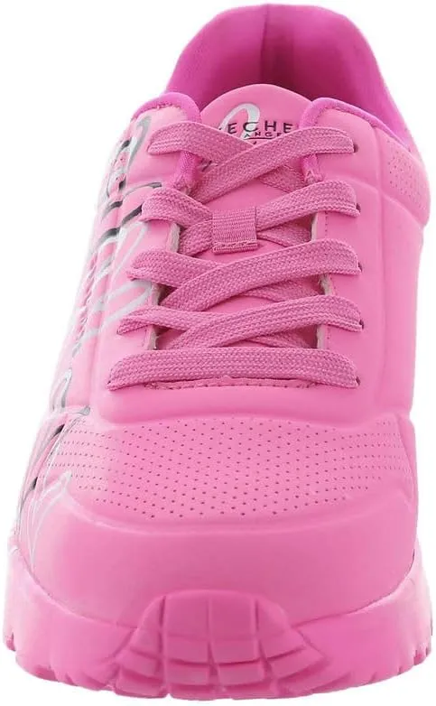 Skechers Girl's Uno Lite-Metallic Love Sneaker