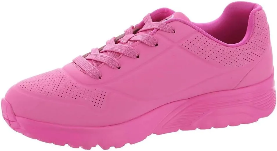 Skechers Girl's Uno Lite-Metallic Love Sneaker