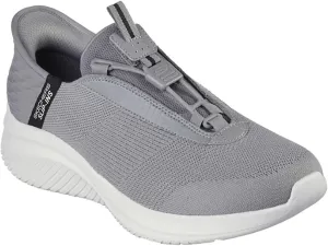 Skechers Men's Ultra Flex 3.0 Finnik Gray/Black Low Top Sneaker Shoes