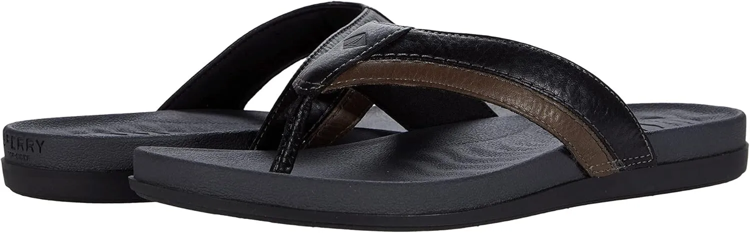 Sperry Top-Sider Men's Plushwave Thong Flip-Flop, 10,11,12,13,14,7,8,9 M Mens Adult