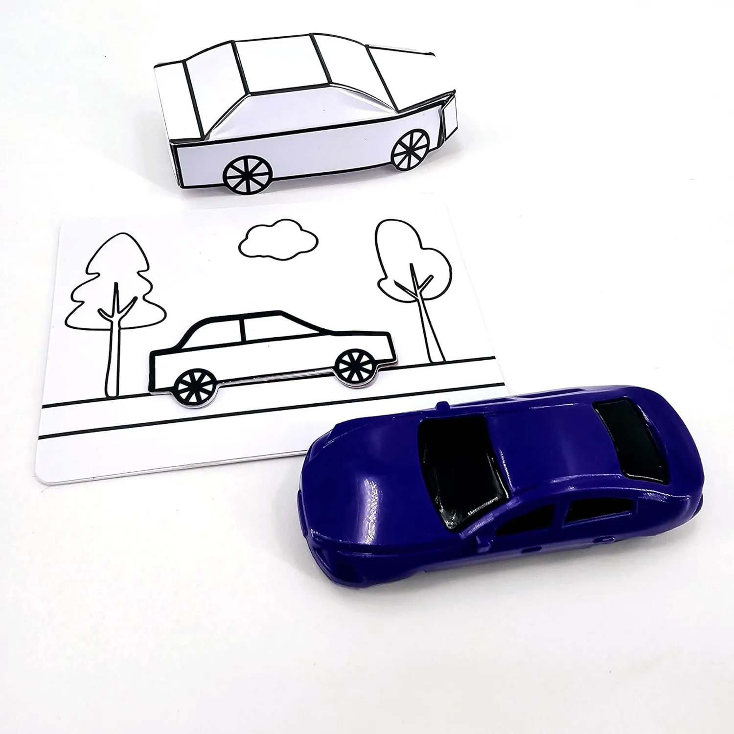 sumrica Magic 1 Set Appearing Car Draw a car into Reality Transform Your Card Magic with The 3D Car Illusion