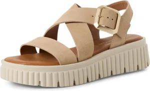 Tamaris Women's Wedge/Flat Sand Sandal