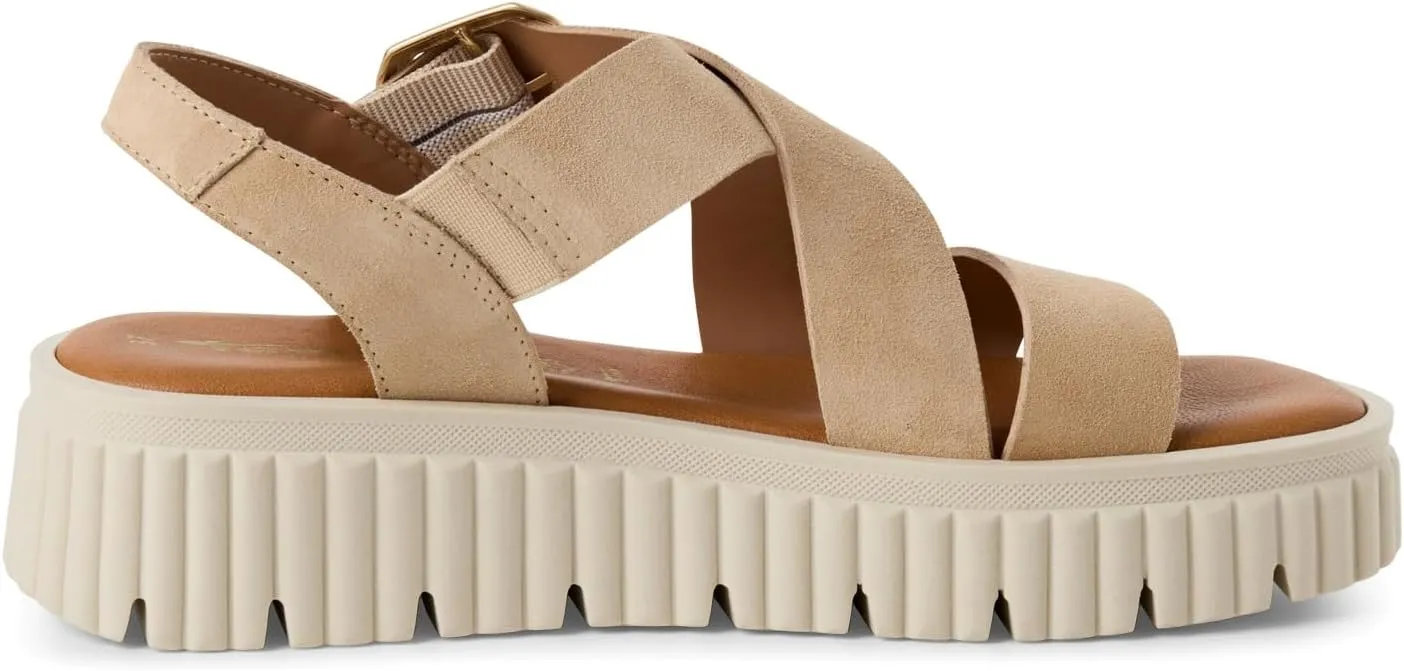 Tamaris Women's Wedge/Flat Sand Sandal
