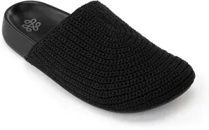 The Sak Bolinas Clog Shoe - Women's Slip On Sandal for Indoor & Outdoor Use, Comfortable Mule Shoes, Black
