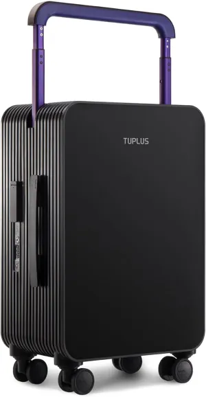 TUPLUS Suitcase ABS Hard Shell Luggage with 4 Spinner Wheels Hold Check in Travel Case, Balance Series