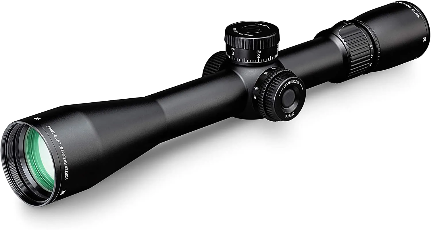 Vortex Optics Razor HD LHT 3-15x42 SFP Riflescope HSR-5i (MRAD) Reticle, 30 mm Tube