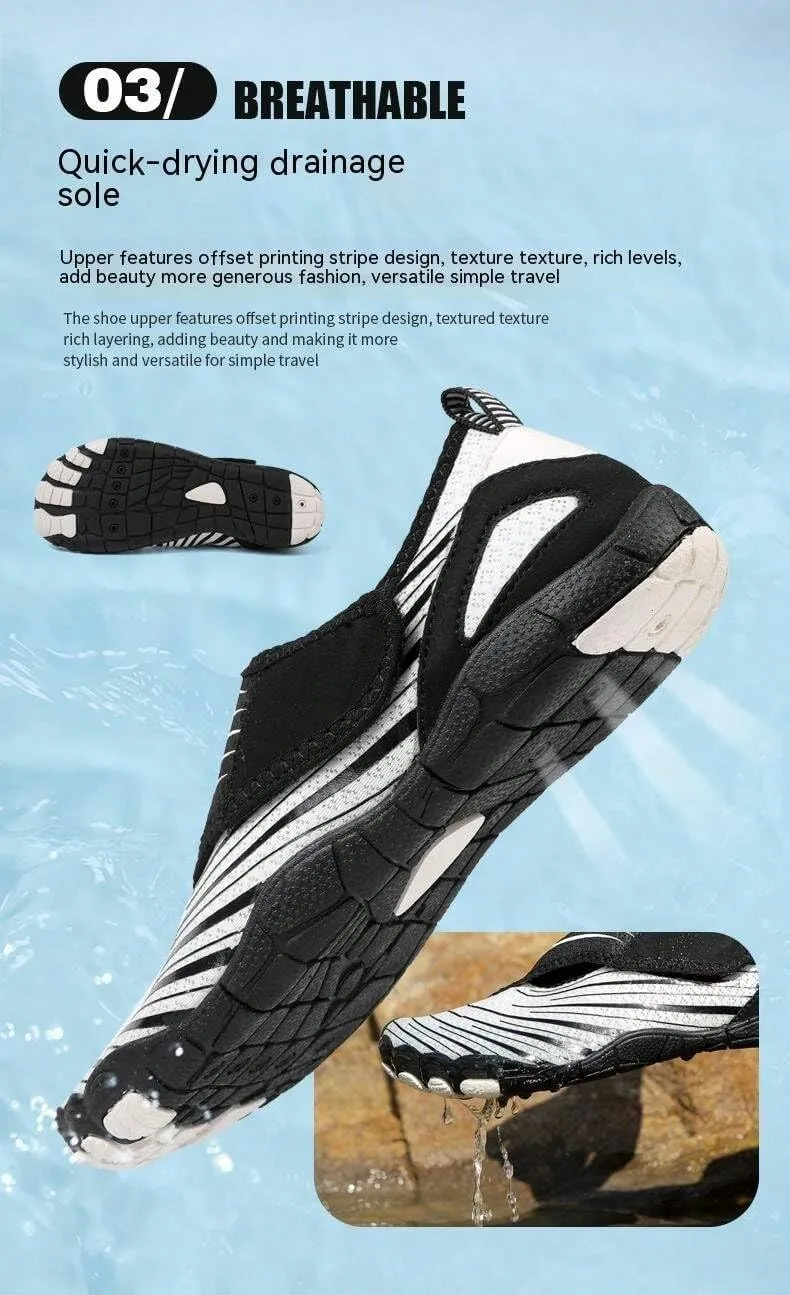 Winter Summer Wide Toe Hike Barefoot Shoes for Women Men Breathable Quick Dry Soft Water Aqua Socks for Hiking Swim Beach Surf Yoga Sport Footwear