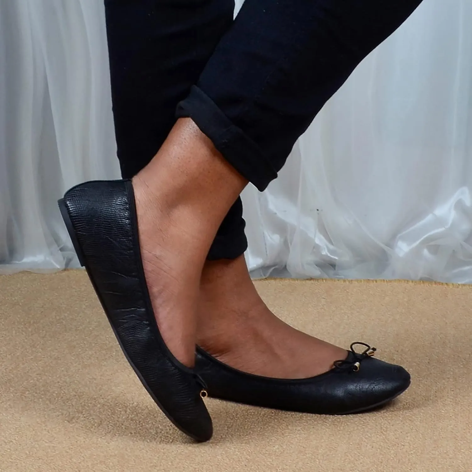 Women's Short Heels Shoes Ladies Flat Pointed Women's Causal Work Shoes Singles Lazy Shoes Women's Pumps Round Closed Toe Heels